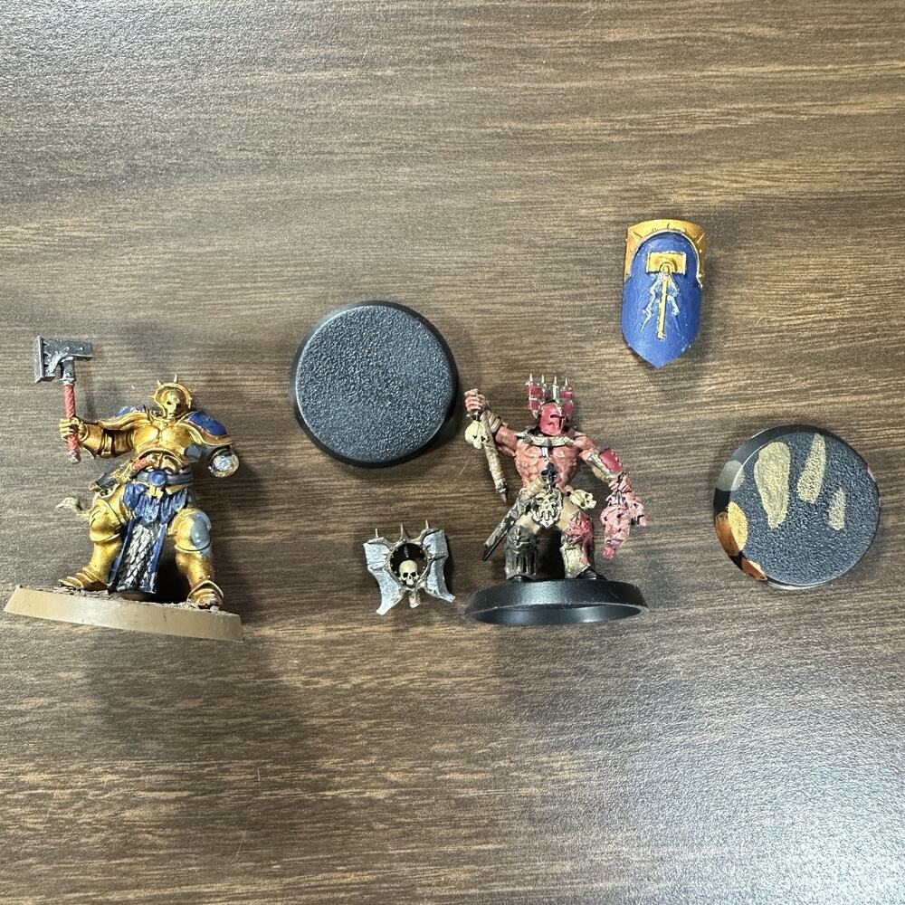 Games Workshop Warhammer AoS Painted Miniatures Parts Repair Lot Chaos